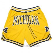 Pantalone Air Jordan Just Don NCAA Michigan Amarillo