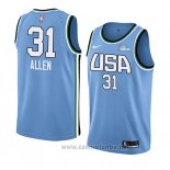 Camiseta 2019 Rising Star Jarrett Allen #31 World Azul