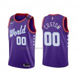 Camiseta 2020 Rising Star World Personalizada Violeta