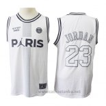 Camiseta AJ x PSG Michael Jordan #23 Blanco