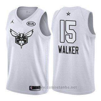 Camiseta All Star 2018 Charlotte Hornets Kemba Walker #15 Blanco