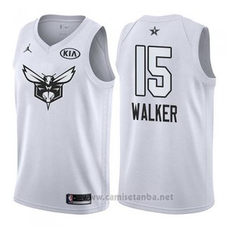 Camiseta All Star 2018 Charlotte Hornets Kemba Walker #15 Blanco