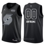 Camiseta All Star 2018 Portland Trail Blazers Nike Personalizada Negro