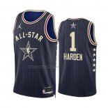 Camiseta All Star 2024 Los Angeles Clippers James Harden NO 1 Azul