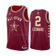 Camiseta All Star 2024 Los Angeles Clippers Kawhi Leonard NO 2 Rojo