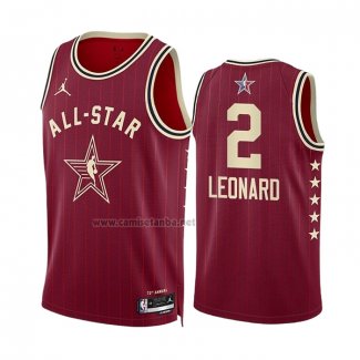 Camiseta All Star 2024 Los Angeles Clippers Kawhi Leonard NO 2 Rojo