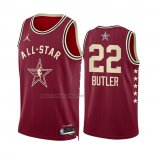 Camiseta All Star 2024 Miami Heat Jimmy Butler NO 22 Rojo