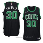 Camiseta Boston Celtics Guerschon Yabusele #30 Statement 2018 Negro