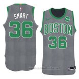 Camiseta Boston Celtics Marcus Smart #36 Navidad 2018 Verde