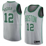 Camiseta Boston Celtics Terry Rozier III #12 Ciudad 2018 Gris