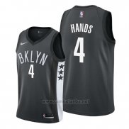 Camiseta Brooklyn Nets Jaylen Hands #4 Statement 2019-20 Negro