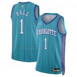 Camiseta Charlotte Hornets LaMelo Ball #1 Classic 2023-24 Verde