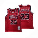 Camiseta Chicago Bulls Michael Jordan NO 23 Mitchell & Ness 1997-98 Rojo1
