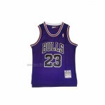 Camiseta Chicago Bulls Michael Jordan NO 23 Mitchell & Ness 1997-98 Violeta