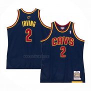 Camiseta Cleveland Cavaliers Kyrie Irving #2 Mitchell & Ness 2011-12 Azul