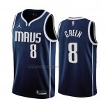 Camiseta Dallas Mavericks Josh Green #8 Statement 2022-23 Azul