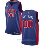 Camiseta Detroit Pistons Personalizada 17-18 Azul