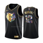 Camiseta Golden Edition Memphis Grizzlies Ja Morant #12 2021-22 Negro Camiseta Golden Edition Memphis Grizzlies Ja Morant #12 2021-22 Negro