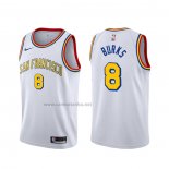 Camiseta Golden State Warriors Alec Burks #20 Classic Edition 2019-20 Blanco