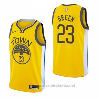 Camiseta Golden State Warriors Draymond Green #23 Earned 2018-19 Amarillo