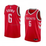 Camiseta Houston Rockets Bobby Brown #6 Icon 2018 Rojo