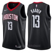 Camiseta Houston Rockets James Harden #13 2017-18 Negro