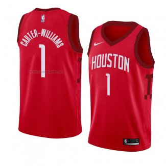 Camiseta Houston Rockets Michael Carter Williams #1 Earned 2018-19 Rojo