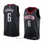 Camiseta Houston Rockets Vincent Edwards #6 Statement 2017-18 Negro