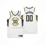 Camiseta Indiana Pacers Bennedict Mathurin NO 00 Association 2025-26 Blanco
