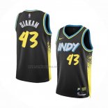 Camiseta Indiana Pacers Pascal Siakam #43 Ciudad 2023-24 Negro