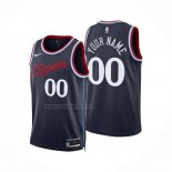 Camiseta Los Angeles Clippers Personalizada Icon 2024-25 Azul