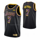 Camiseta Los Angeles Lakers Carmelo Anthony #7 Earned Negro