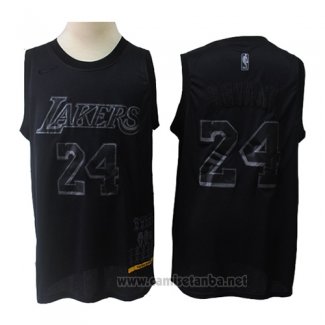 Camiseta Los Angeles Lakers Kobe Bryant #24 MVP Negro