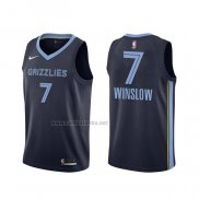 Camiseta Memphis Grizzlies Justise Winslow #7 Icon Azul