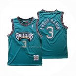 Camiseta Memphis Grizzlies Shareef Abdur-Rahim NO 3 Mitchell & Ness 1996-97 Verde