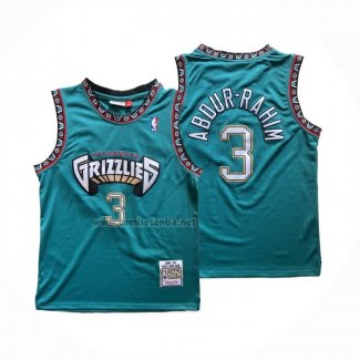 Camiseta Memphis Grizzlies Shareef Abdur-Rahim NO 3 Mitchell & Ness 1996-97 Verde