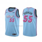 Camiseta Miami Heat Duncan Robinson #55 Ciudad Azul