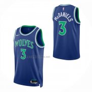 Camiseta Minnesota Timberwolves Jaden McDaniels NO 3 Icon 2026-27 Azul