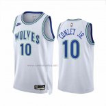 Camiseta Minnesota Timberwolves Mike Conley JR. #10 Classic 2023-24 Blanco