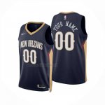 Camiseta New Orleans Pelicans Personalizada Icon 2024-25 Azul
