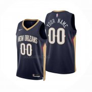 Camiseta New Orleans Pelicans Personalizada Icon 2024-25 Azul