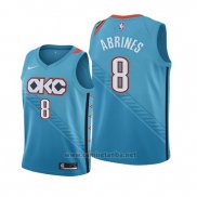 Camiseta Nino Oklahoma City Thunder Alex Abrines #8 Ciudad Edition 2018-19 Azul