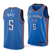 Camiseta Oklahoma City Thunder Devon Hall #5 Icon 2018 Azul