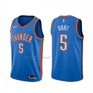 Camiseta Oklahoma City Thunder Luguentz Dort #5 Icon 2020 Azul