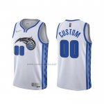 Camiseta Orlando Magic Personalizada Earned 2020-21 Blanco