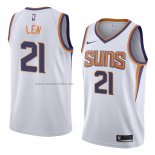 Camiseta Phoenix Suns Alex Len #21 Association 2018 Blanco