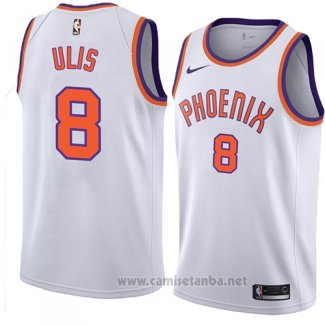 Camiseta Phoenix Suns Tyler Ulis #8 Hardwood Classic 2018 Blanco