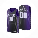 Camiseta Sacramento Kings Personalizada Statement 2024-25 Violeta