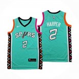 Camiseta San Antonio Spurs Dylan Harper NO 2 Ciudad 2022-23 Verde