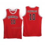 Camiseta Shohoku Sakuragi #10 Rojo